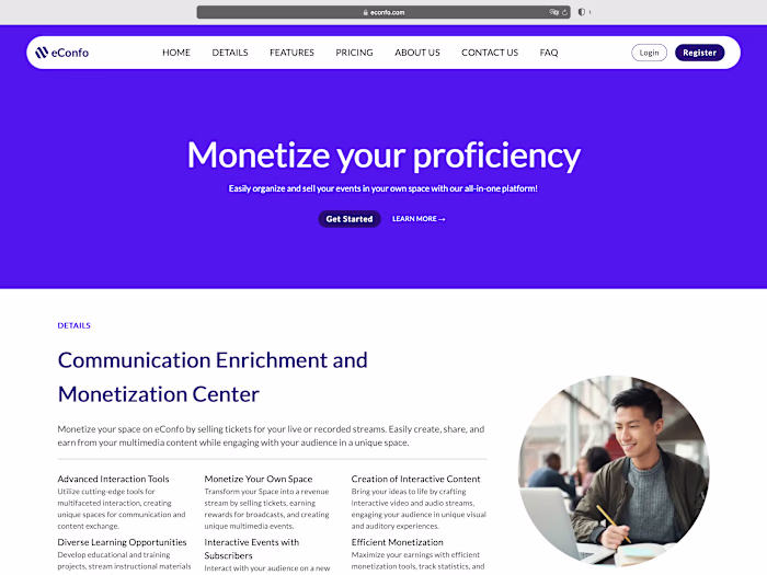 eConfo - Monetize your proficiency