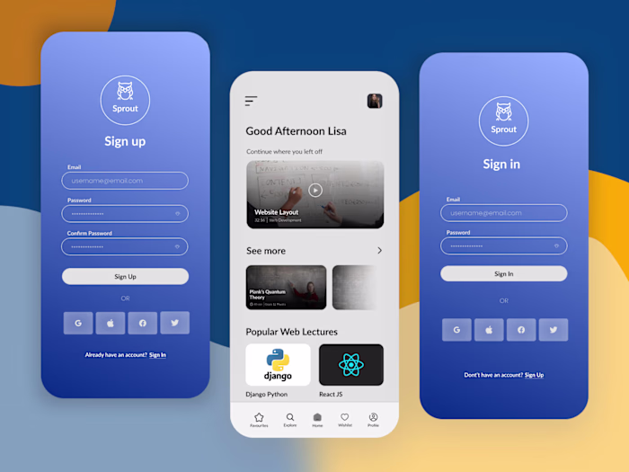 Mobile App Design
