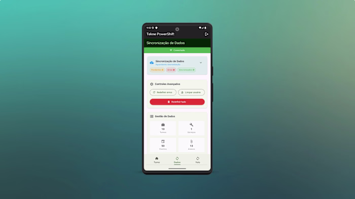 Powershift • Mobile app & web dashboard