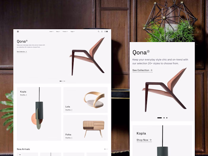 Vertigo | Furniture E-commerce