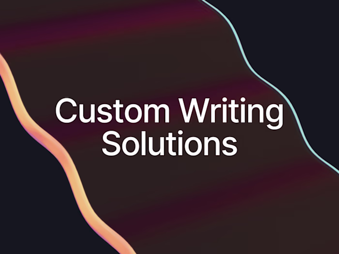 Custom Writing Solutions