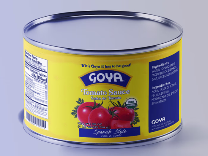 Tomato Sauce Re-Brand: Goya