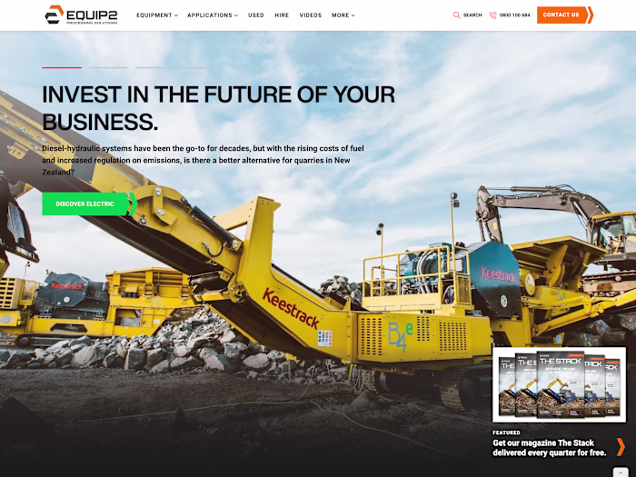 EQUIP2 Website Rebrand