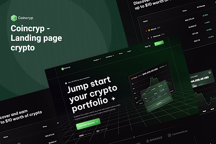 Coincryp | Landing page crypto