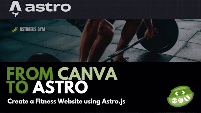 Canva to Astro 4 Website: Complete Course - YouTube