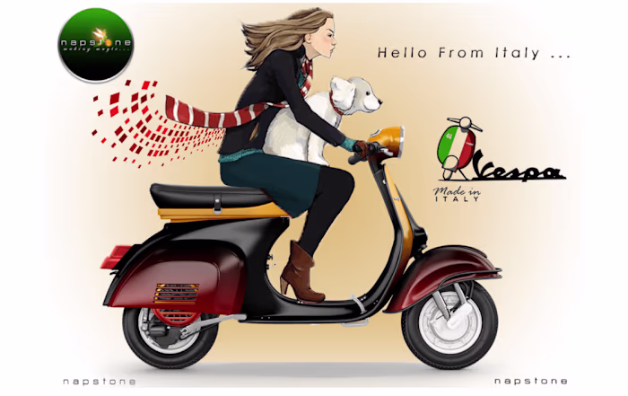 Vespa - Hello From Italy