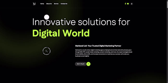 A Marketing Agency website of UK