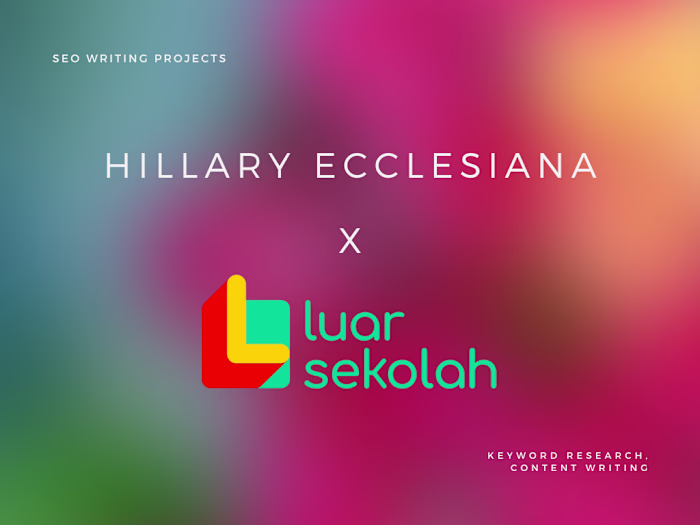 SEO Writing Project with Luarsekolah