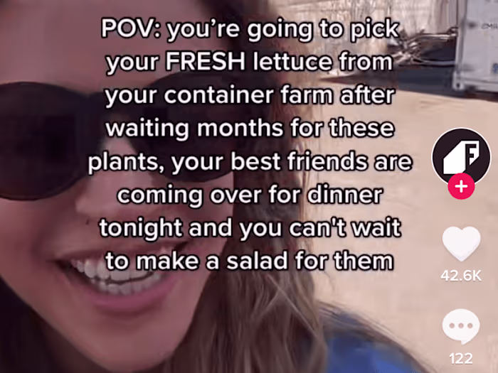 Freight Farms TikTok Content Creation