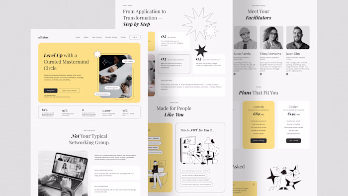 Allatus Mastermind Circle A premium mastermind circle websit...