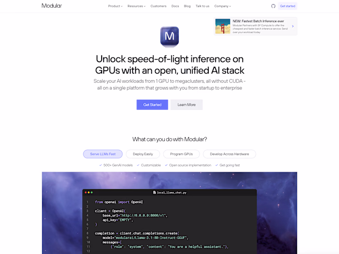 Modular: AI development starts here