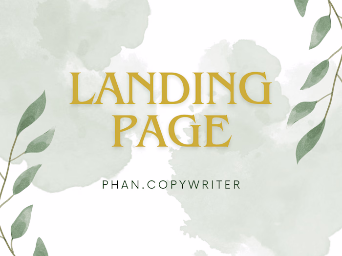 landing page