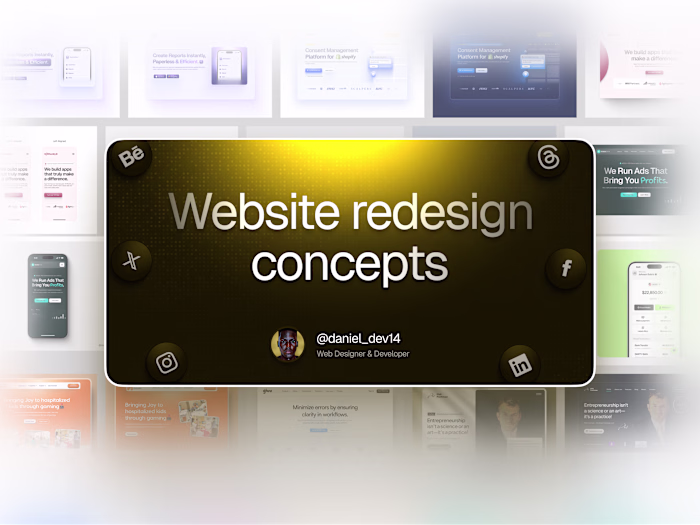 Website Redesign Concepts
