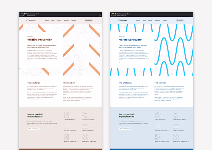 Bioblocks branding and platform concept development