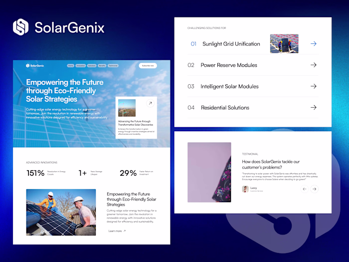 SolaxGenix - Business Website Template