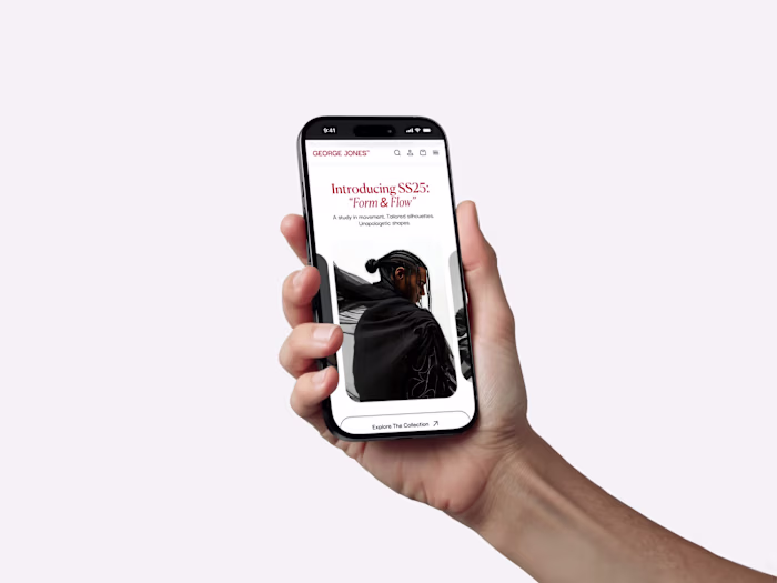 Website Design for a fashion