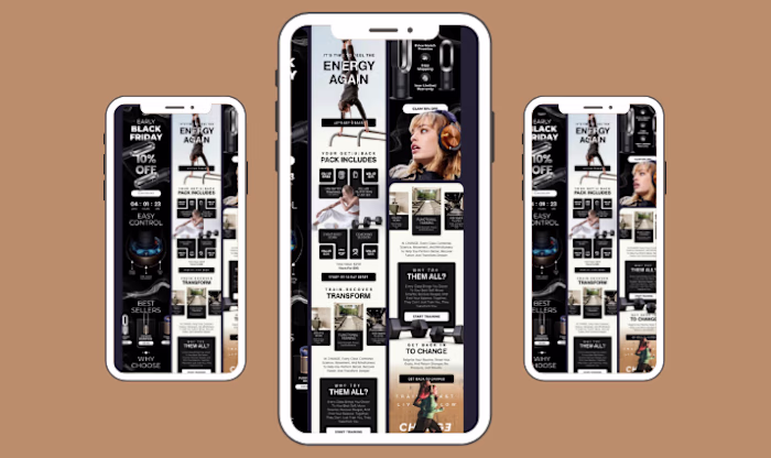 Klaviyo Email Campaign & Automation for Shopify Fitness Brand