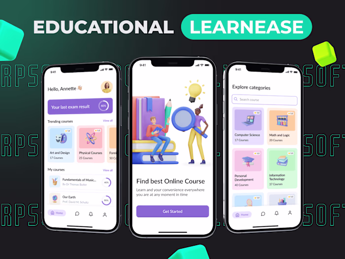 LMS administration mobile app for higher education
