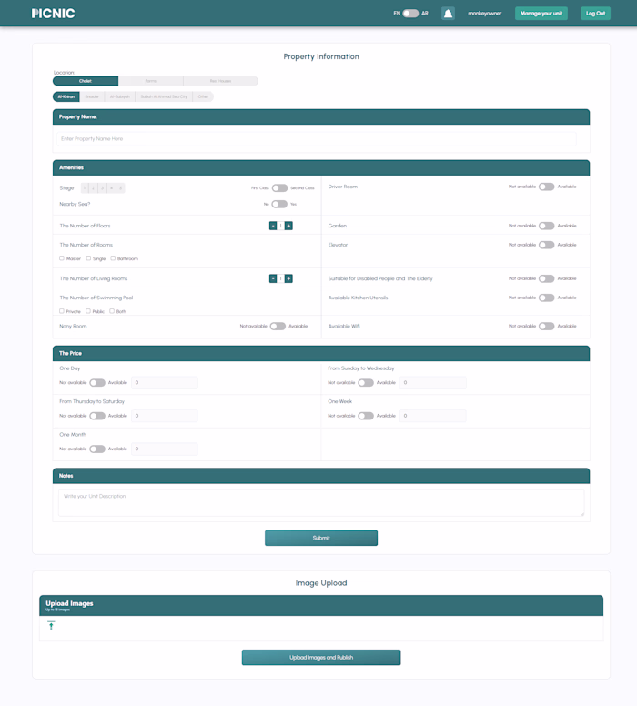 Property Management Website
