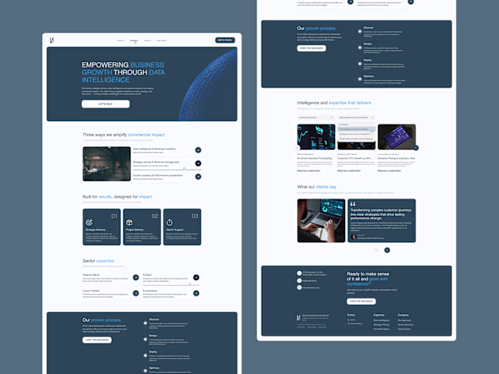 Management Consulting Website
