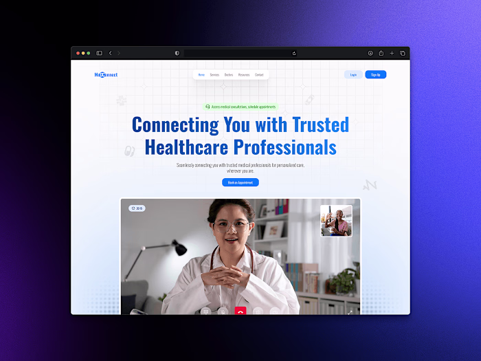 MedConnect Website Design
