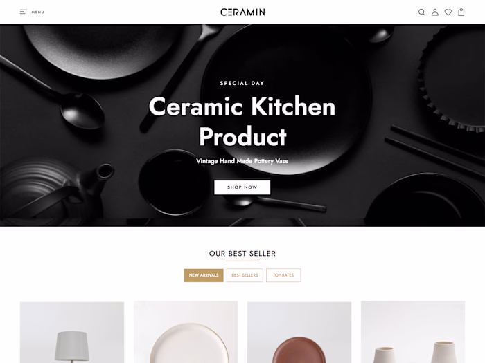 Shopify Kitchen Product Store