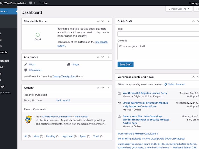 WordPress-Site Migration