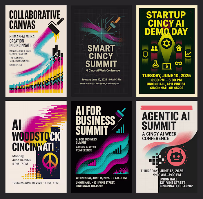 Posters for Cincy AI Week