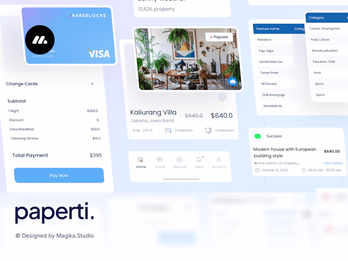 Paperti Website Design