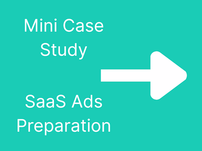 SaaS Ads Preparation for Founder-Led Business