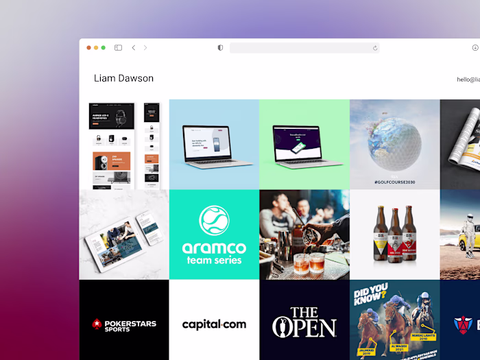 Custom WordPress Portfolio Site