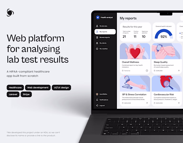 Healthcare App: Lab Test Analysis Platform | Ronas IT