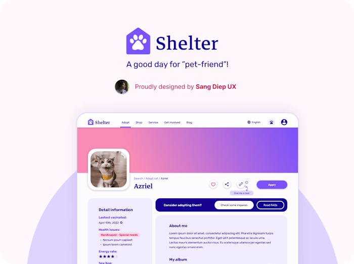 Find your Fur-ever friend with Shelter
