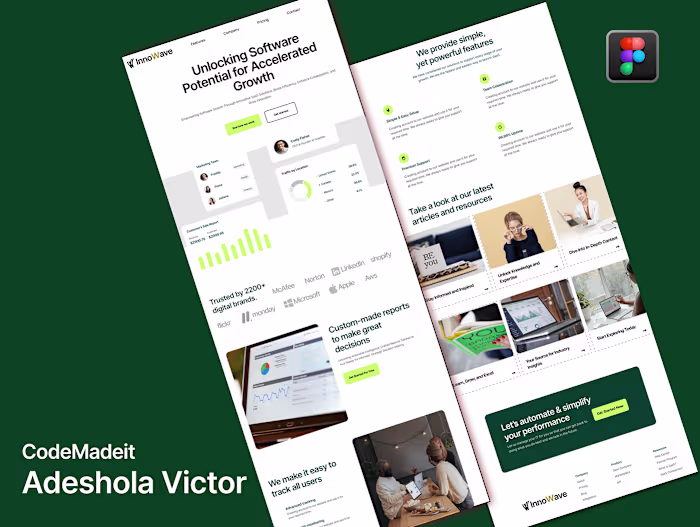 Innowave Landing Page 