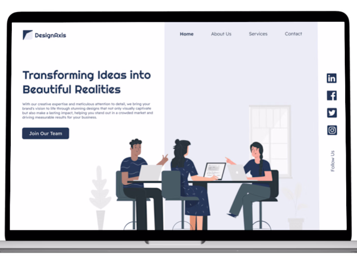 Design Agency Landing Page
