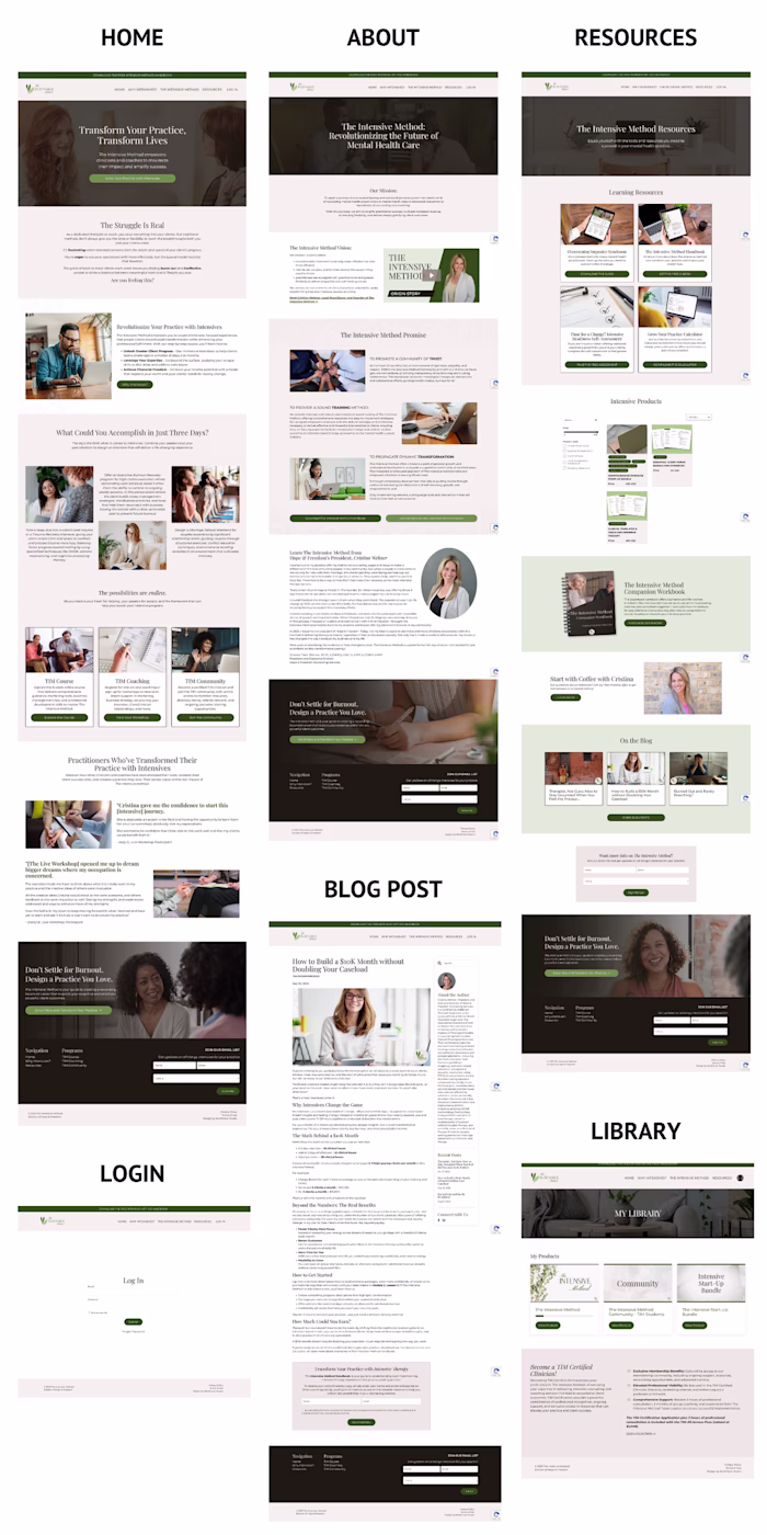 Kajabi Website Design