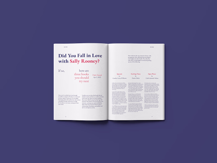 Magazine spread (2023)