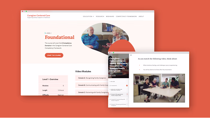 Caregiver Centered Care: Brand, Website & Courses