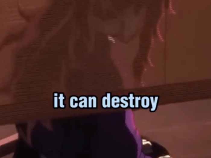 The Bright Red Sword in Demon Slayer