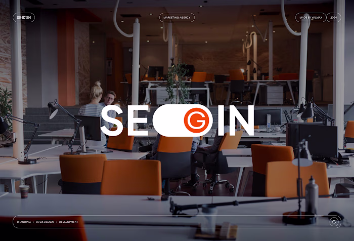 SEOGIN- Branding & Web design for the marketing company