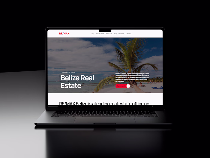 RE/MAX Belize Website Redesign and Development