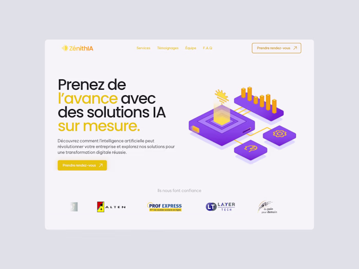 Web Design, Logo Design & Custom Illustration - ZénithIA