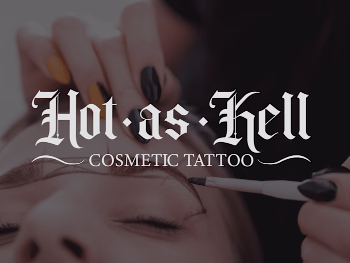 💋 Hot As Kell Cosmetic Tattoo Logo Redesign