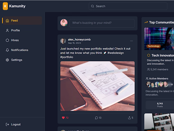 Kamunity - Connect & Collaborate