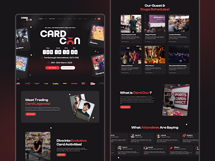 Hey folks, We’ve been working on the new website for CardCon...