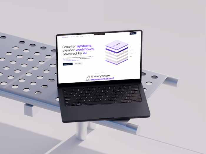 Website Design for Levanta's AI Platform