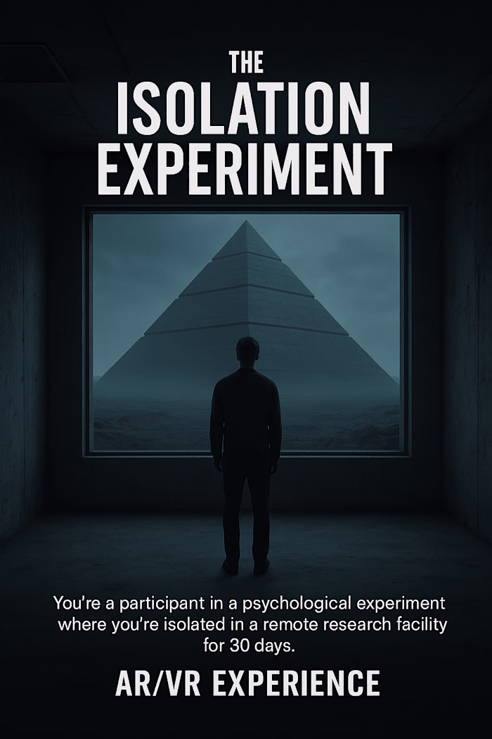 The Isolation Experiment: A VR/AR Psychological Thriller