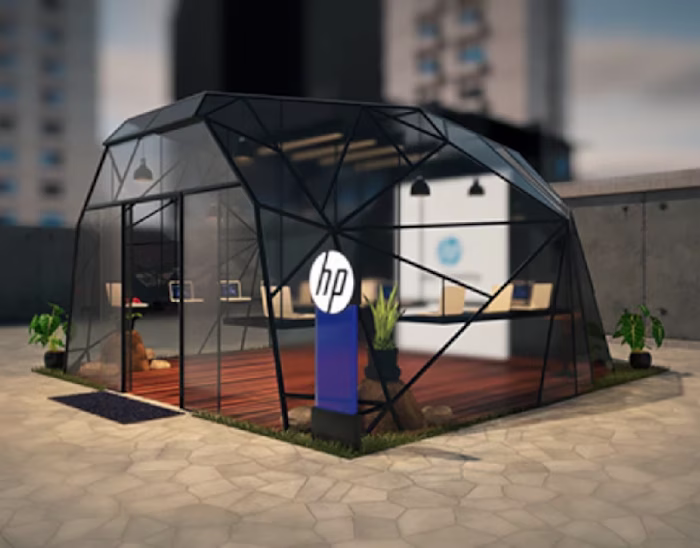 HP: Experience Hub - Geodesic Store Design