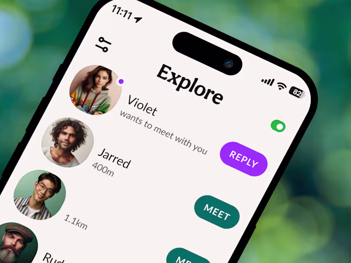 Designing Tribevibe: A social app for offline connections
