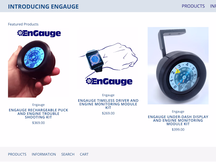 E-commerce Web Design for New Product